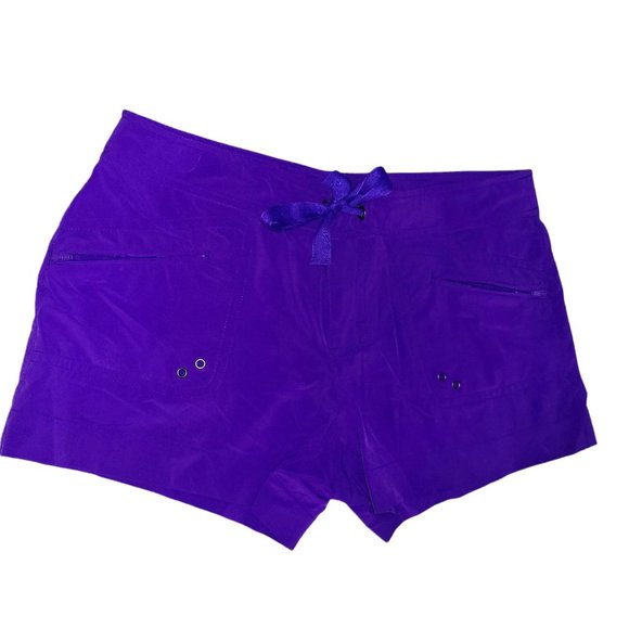 Athleta Breeze Swim Short Ultraviolet - EUC - Picture 1 of 7